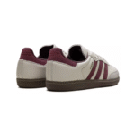 Adidas Samba OG Wonder White/Maroon - Image 4