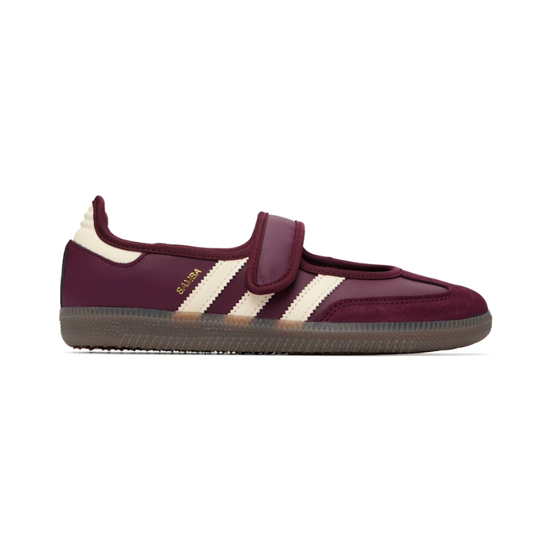 Adidas-Samba-Jane-Maroon-Cream-White.png Adidas Samba Jane Maroon Cream White - Image 1