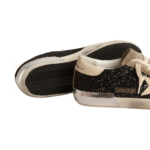 Golden Goose in black glitter with cream star and suede inserts(Women's) - Image 2
