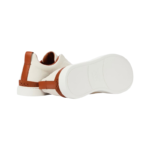 Zegna Triple Stitch leather sneakers WHITE TRIPLE STITCH - Image 5