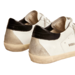 Golden Goose Super-Star with black heel tab and metal stud lettering(Unisex) - Image 2