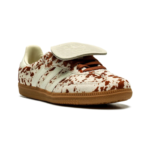 adidas Samba LT Cow Print Brown White - Image 3