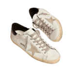 Golden Goose Super-Star with black heel tab and metal stud lettering(Unisex) - Image 3