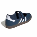 Adidas Samba Jane Shoes Crew Navy / Cloud White / Gold Metallic - Image 4