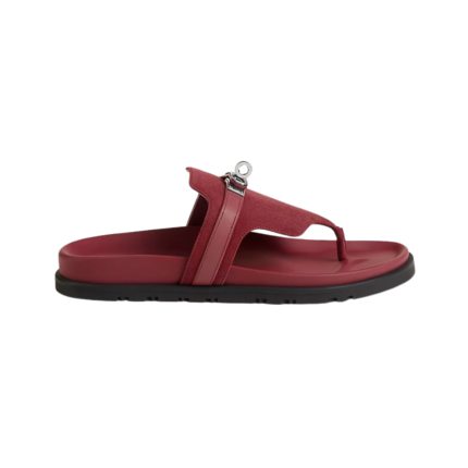Hermès Empire Sandal - Rose /Lie de Vin