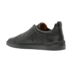 Zegna Triple Stitch Sneakers Black - Image 3