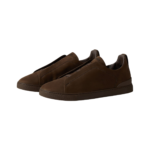 Hermes Triple Stitch™ SECONDSKIN Sneakers - Dark Brown - Image 2