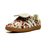 adidas Samba LT Cow Print Brown White - Image 4