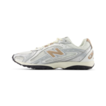 New Balance 204L in the silver metallic and flat taupe colorway - Image 2