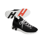 Hermes Paris Lift Slip-On Noir Blanc Sneaker - Image 2