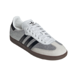 Adidas Samba OG Crystal white/Core white/Silver Metallic - Image 3