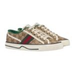 Gucci - Tennis 1977 GG Canvas Beige / Ebony Low Top Sneakers - Image 2