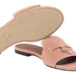 Loropiana Summer Charms Sandal Suede Goatskin Precious Rose - Image 5