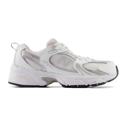 New Balance 530 – White Mid Century Pink GS
