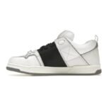 Valentino Garavani Open Skate Calfskin/Fabric – White Black Grey - Image 2