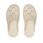Gucci Perforated GG platform mules - Image 3