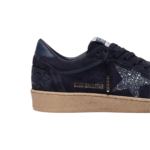 Golden Goose Ball Star in dark blue suede with dark blue glitter star(women) - Image 2