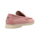 Loro Piana Summer Walk Pink Suede Slippers - Image 2