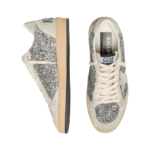 Golden Goose Ball Star in silver glitter with ice-gray suede inserts(women) - Image 3