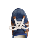 Onitsuka Tiger Tai Chi Sakura Nappa Versace Blue Brown - Image 3