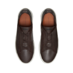 ZEGNA Triple Stitch Low dark brown - Image 4