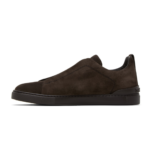 Zegna BROWN TRIPLE STITCH™ SECONDSKIN SNEAKERS - Image 2