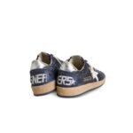 Golden Goose Ball Star in Blue with leather star and metallic leather heel tab(women) - Image 4
