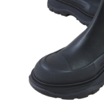 Alexander McQueen Exaggerated-Sole Leather Chelsea Boots Black - Image 5