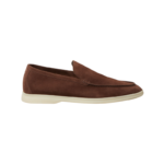 Loro Piana Summer Walk Loafer Suede Corteccia Brown