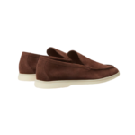 Loro Piana Summer Walk Loafer Suede Corteccia Brown - Image 3
