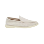Loro Piana Summer Walk Loafer Suede White