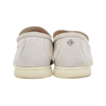 Loro Piana Summer Walk Loafer Suede White - Image 3