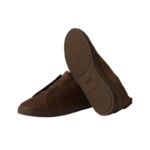 Zegna Triple Stitch SECONDSKIN Sneakers Dark Brown - Image 5